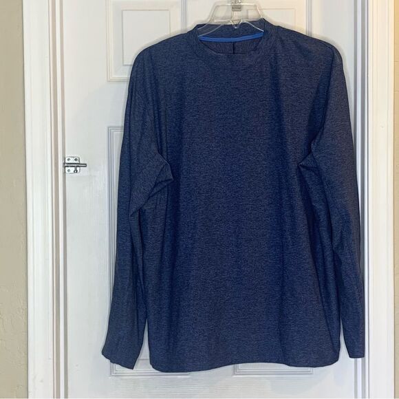 Lululemon Rulu Mock Neck Long Sleeve Shirt
Heathered Blue Nile Size XL - Picture 4 of 9